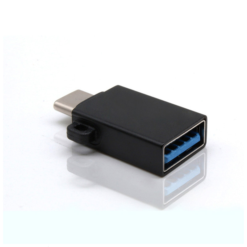 TYPE-C 公 轉(zhuǎn)USB3.0母鋁殼帶耳